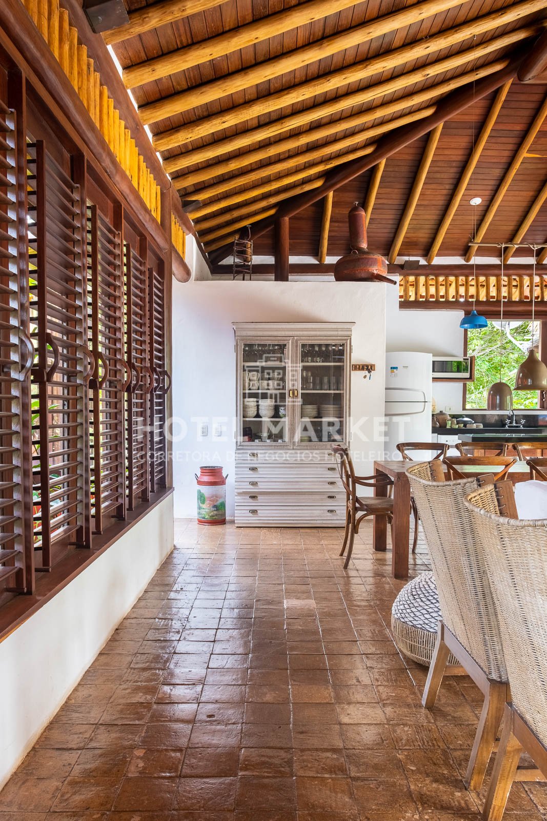 Casa à venda no Outeiro das Brisas Praia do Espelho sala de jantar