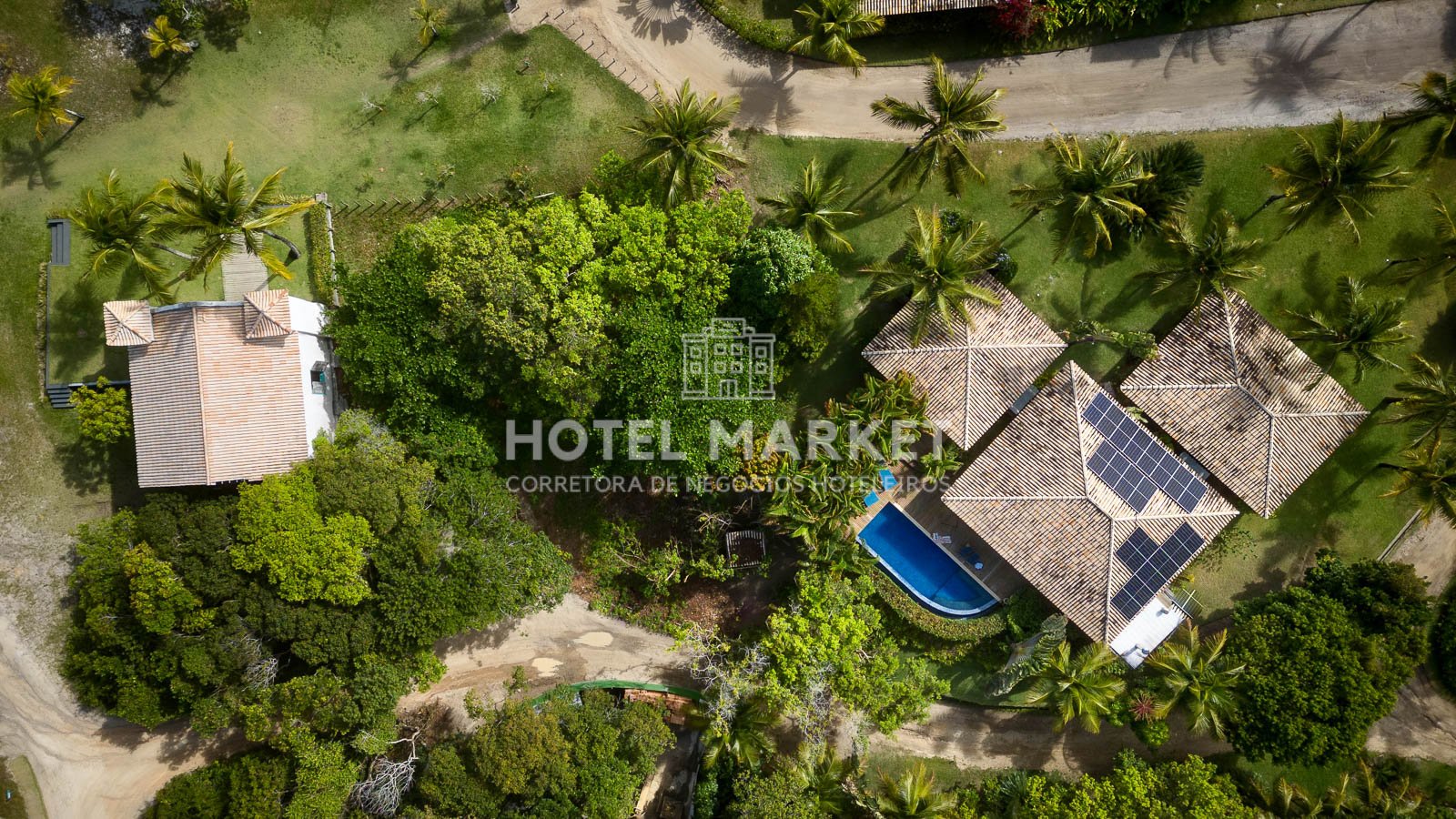 Casa à venda no Outeiro das Brisas Praia do Espelho vista aerea geral