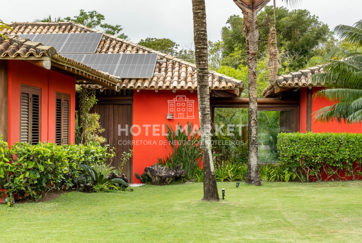 Casa à venda no Outeiro das Brisas Praia do Espelho vista diurna jardim